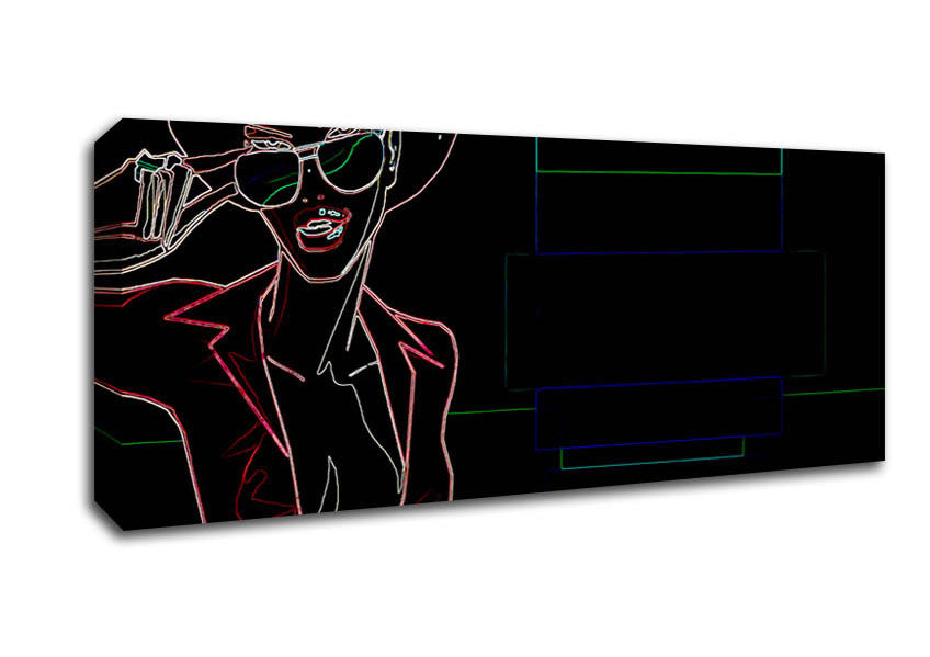 Picture of Disco Diva Panoramic Canvas Wall Art