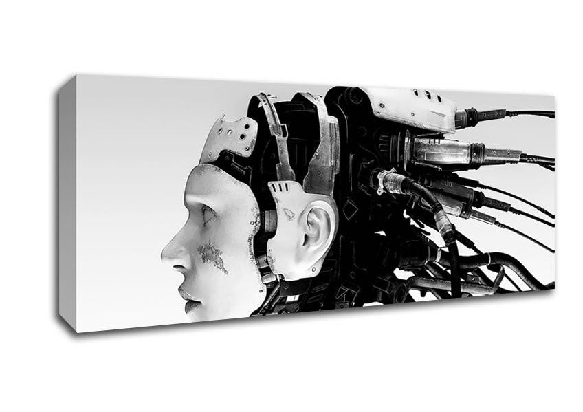Picture of Robotic Woman Panoramic Canvas Wall Art