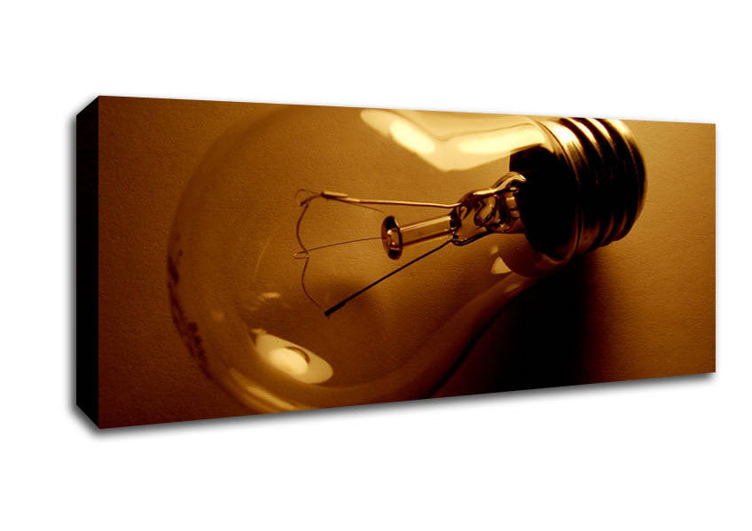 Picture of The Light Bulb Panoramic Canvas Wall Art