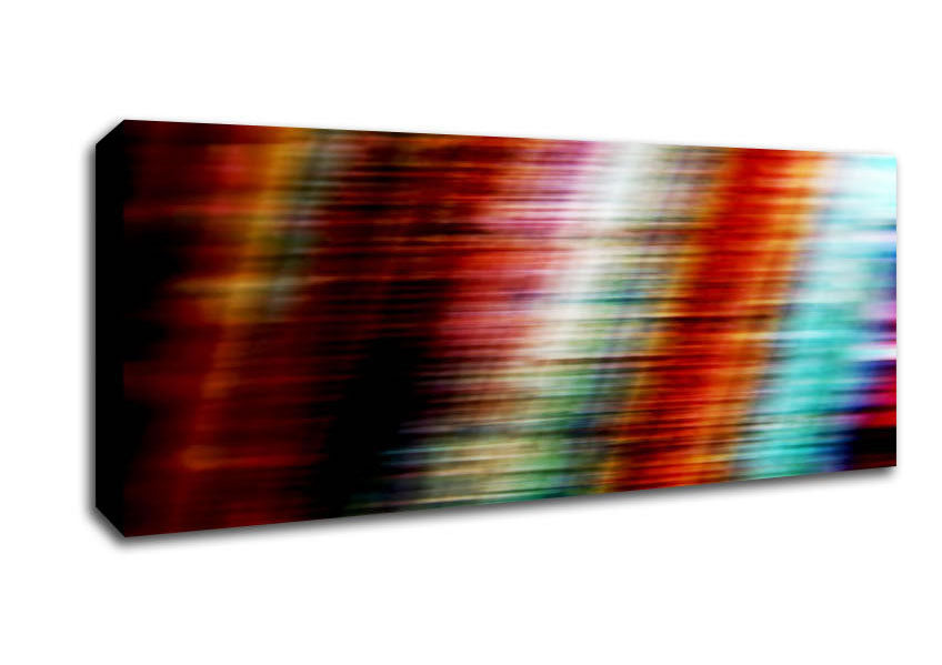 Picture of Colourful Shades Of Light Panoramic Canvas Wall Art