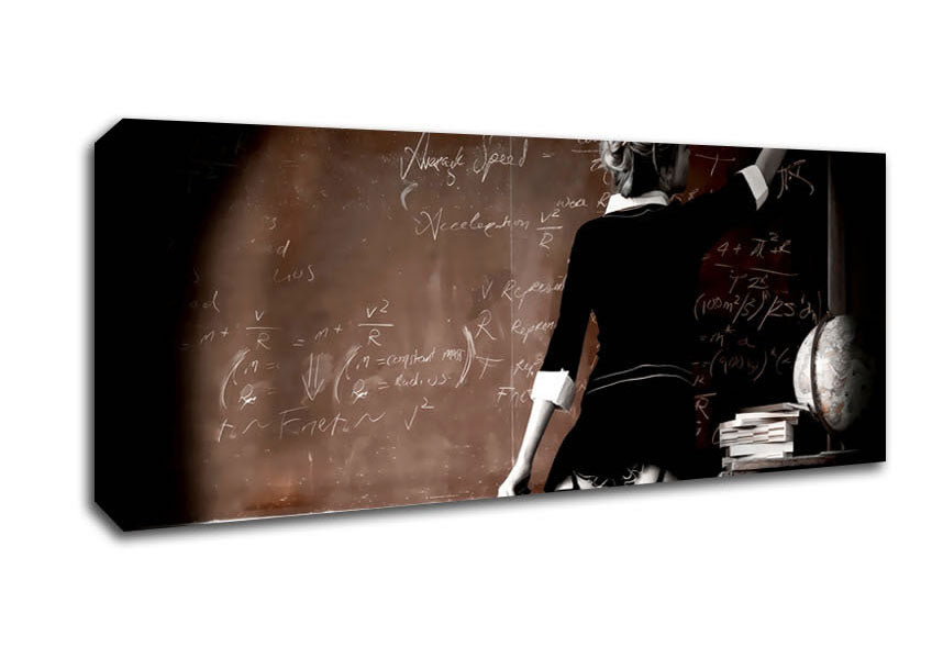 Picture of The Perfect Teacher Panoramic Canvas Wall Art