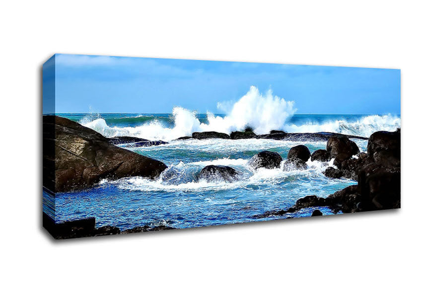 Picture of Splashed Panoramic Canvas Wall Art