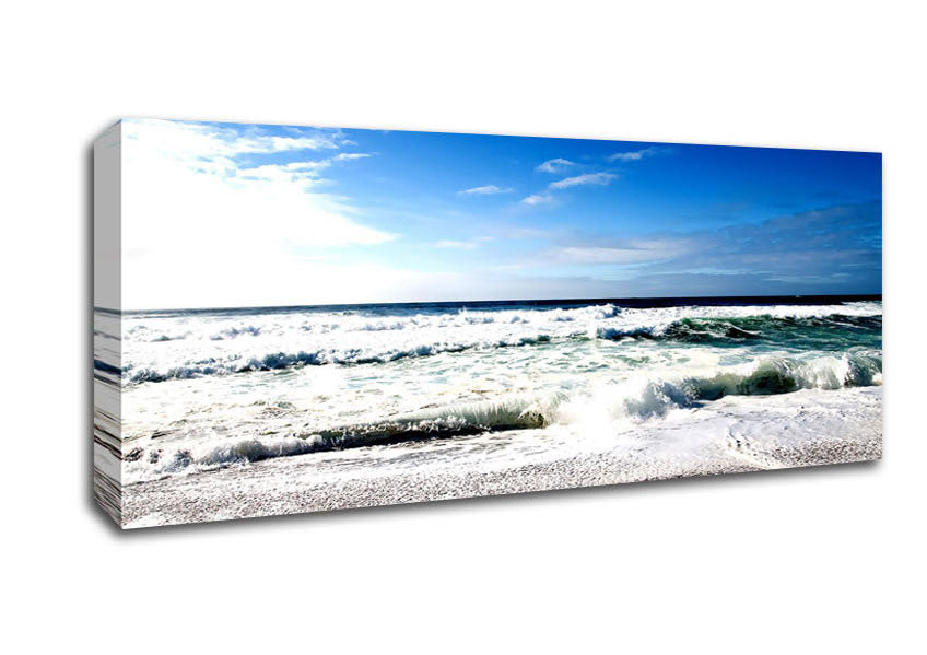 Picture of Cool Beach Panoramic Canvas Wall Art