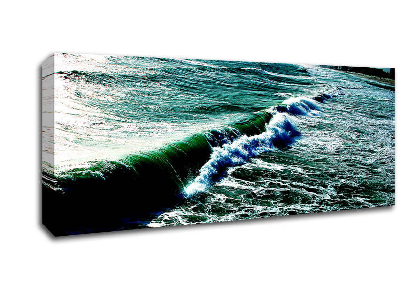 Picture of City Ocean Panoramic Canvas Wall Art