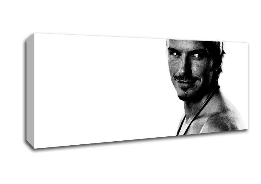 Picture of David Beckham Panoramic Canvas Wall Art