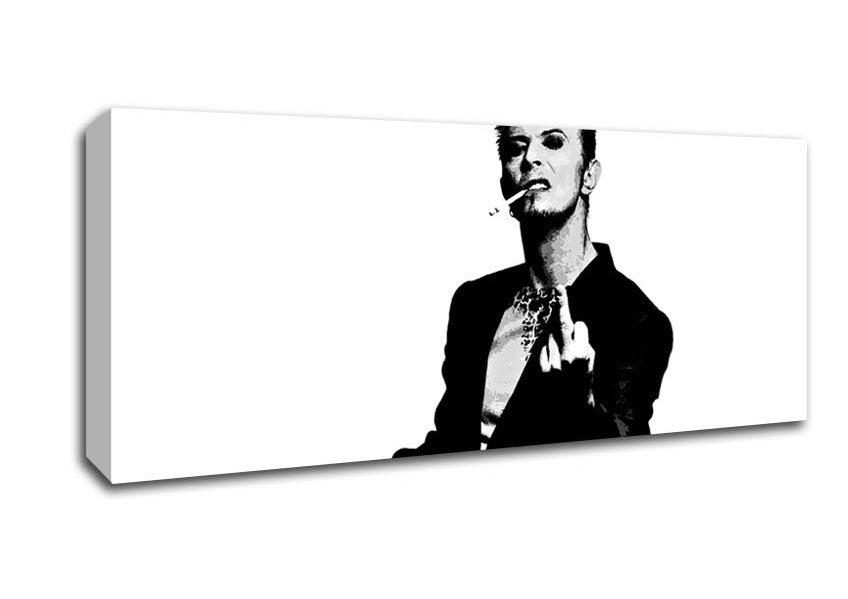 Picture of David Bowie Finger Panoramic Canvas Wall Art