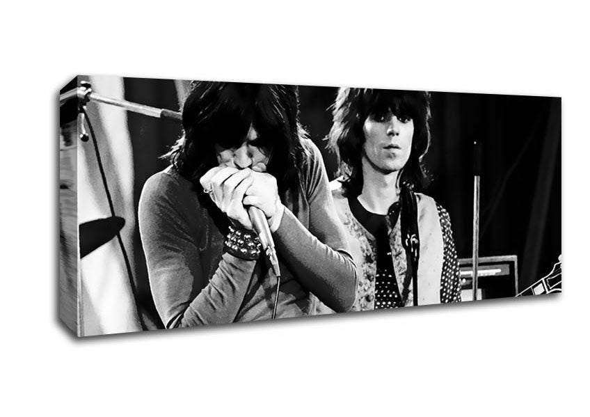 Picture of Early Days Rolling Stones Panoramic Canvas Wall Art