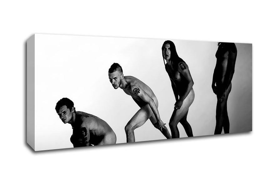 Picture of Red Hot Chili Peppers Evolution Panoramic Canvas Wall Art