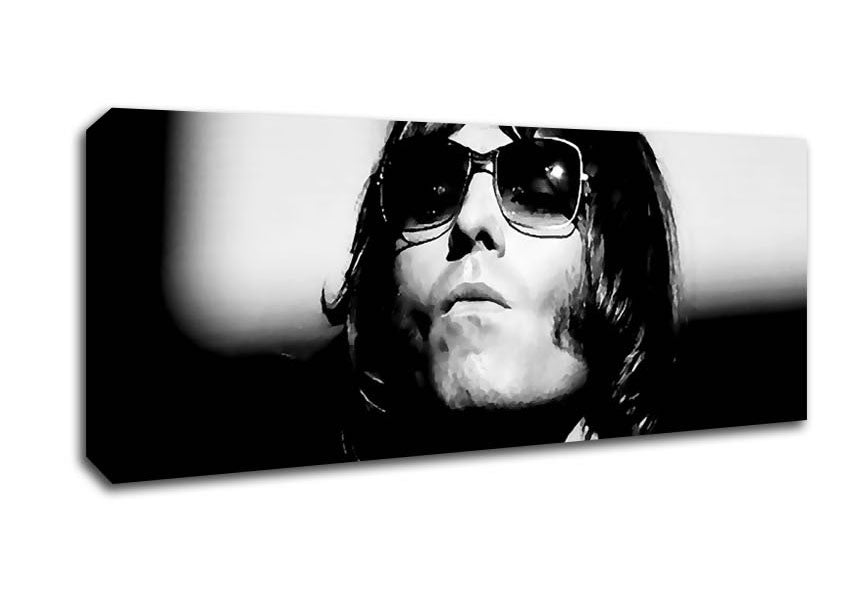 Picture of Liam Gallagher Oasis Panoramic Canvas Wall Art