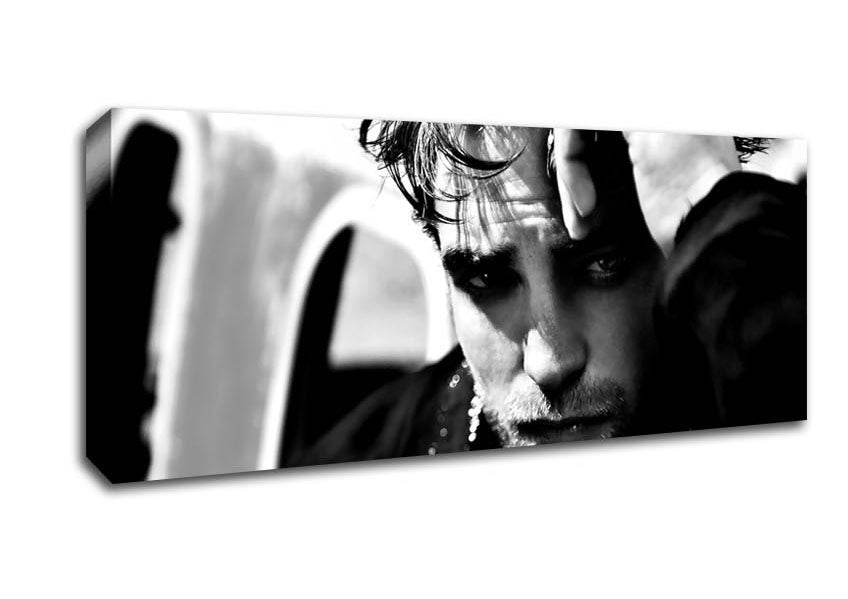 Picture of Robert Pattinson Panoramic Canvas Wall Art
