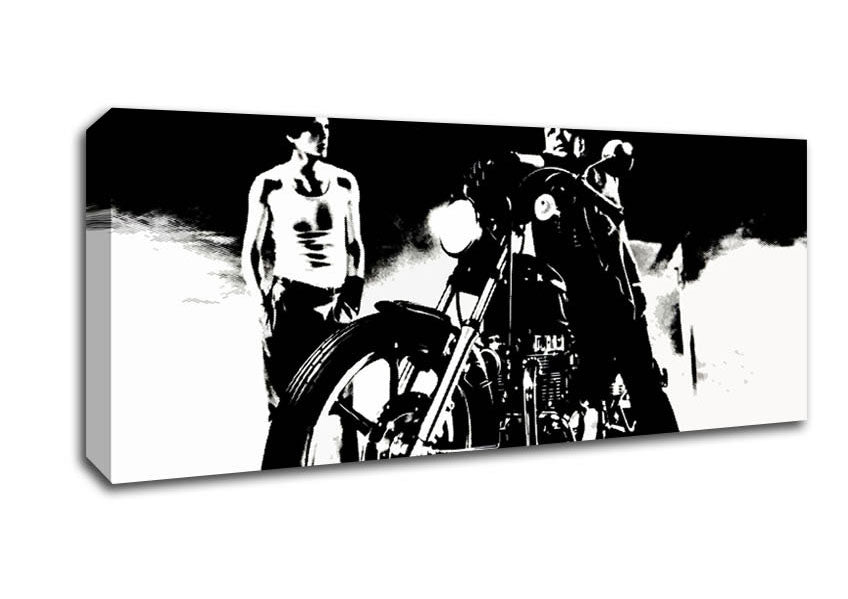 Picture of Rumble Fish Panoramic Canvas Wall Art