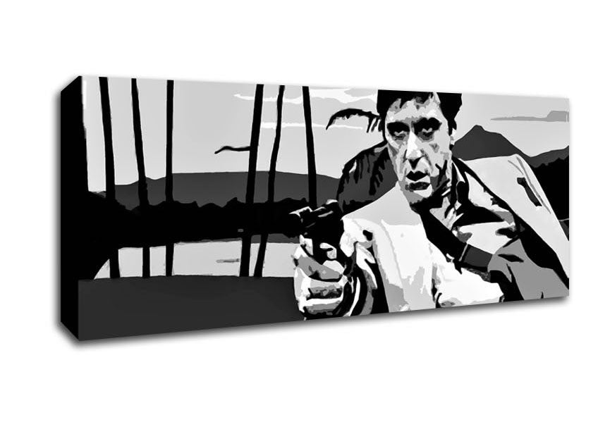 Picture of Scarface 02 Panoramic Canvas Wall Art