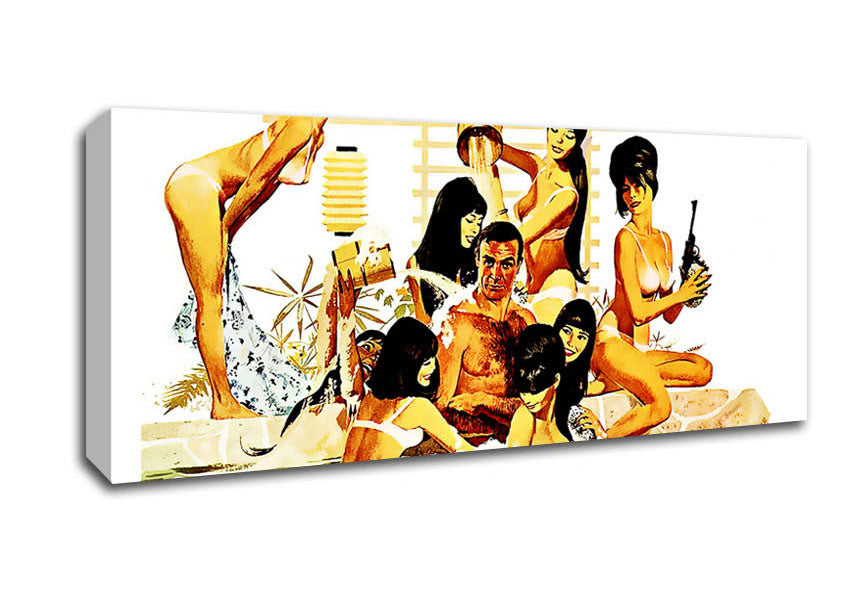 Picture of Sean Connery You Only Live Twice Panoramic Canvas Wall Art