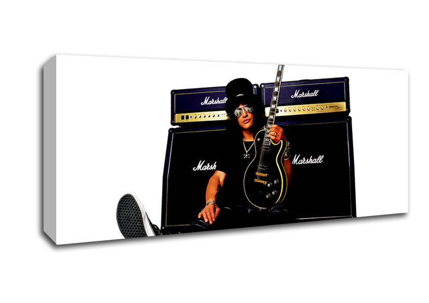 Picture of Slash Marshall Amps Panoramic Canvas Wall Art