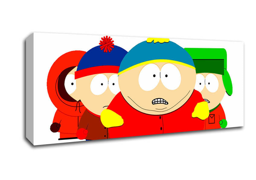 Picture of South Park Characters Panoramic Canvas Wall Art