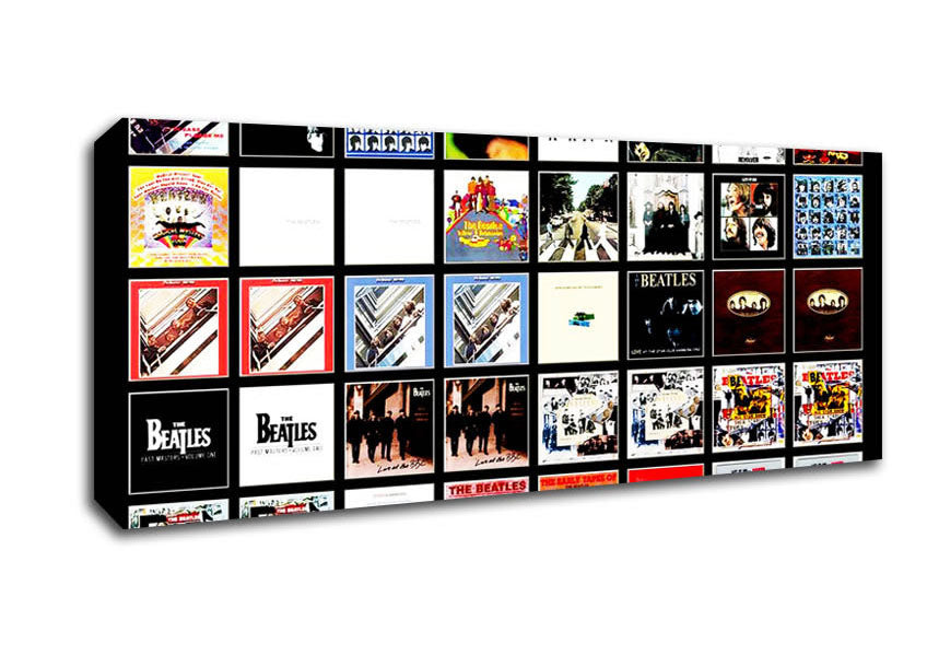 Picture of The Beatles Album Cover Panoramic Canvas Wall Art