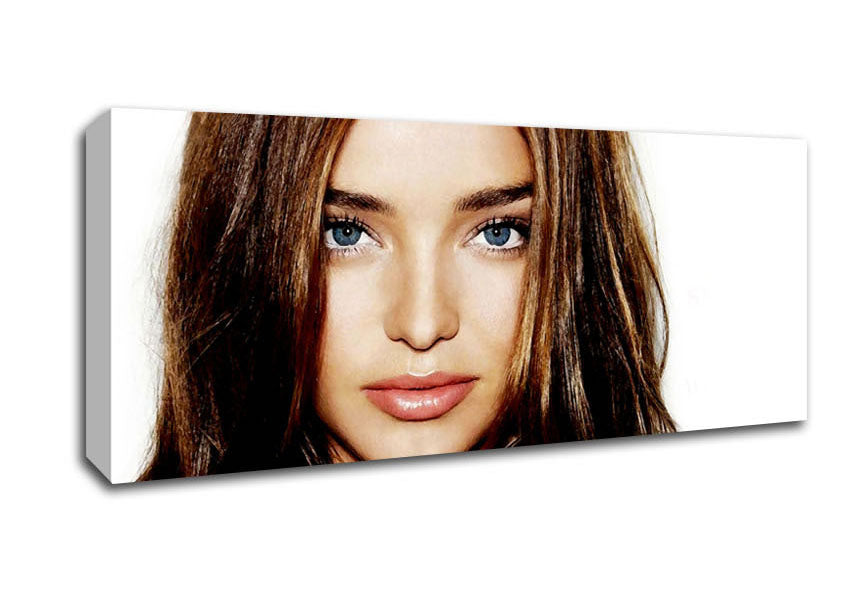 Picture of Miranda Kerr Face Panoramic Canvas Wall Art