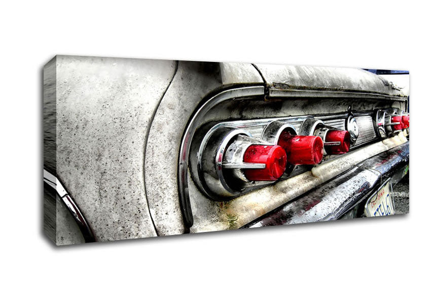 Picture of Classic Car Rear Panoramic Canvas Wall Art