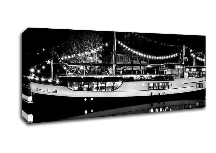 Picture of Riverboat Panoramic Canvas Wall Art