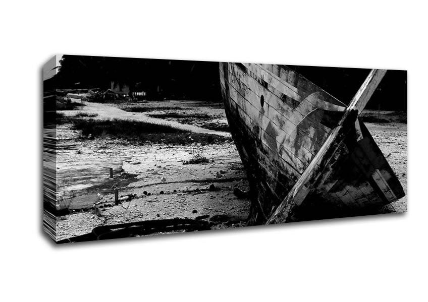 Picture of Wrecked Panoramic Canvas Wall Art