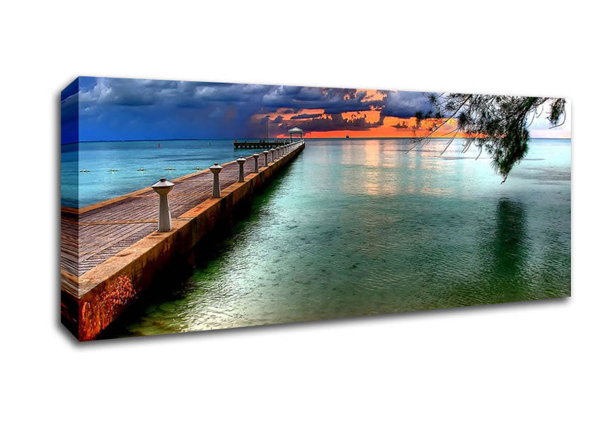 Picture of Romantic Place For Love Panoramic Canvas Wall Art