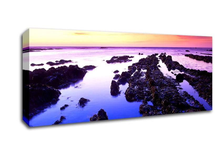 Picture of Fitzgerald Low Tide Panoramic Canvas Wall Art