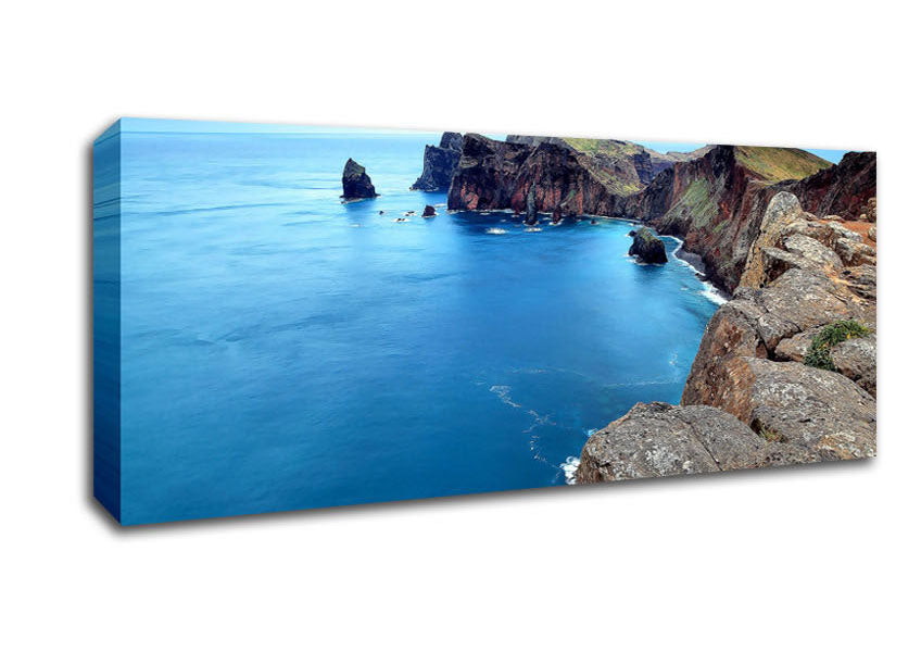 Picture of Coast Panoramic View Panoramic Canvas Wall Art