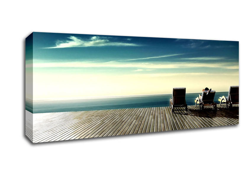 Picture of Relax Panoramic Canvas Wall Art