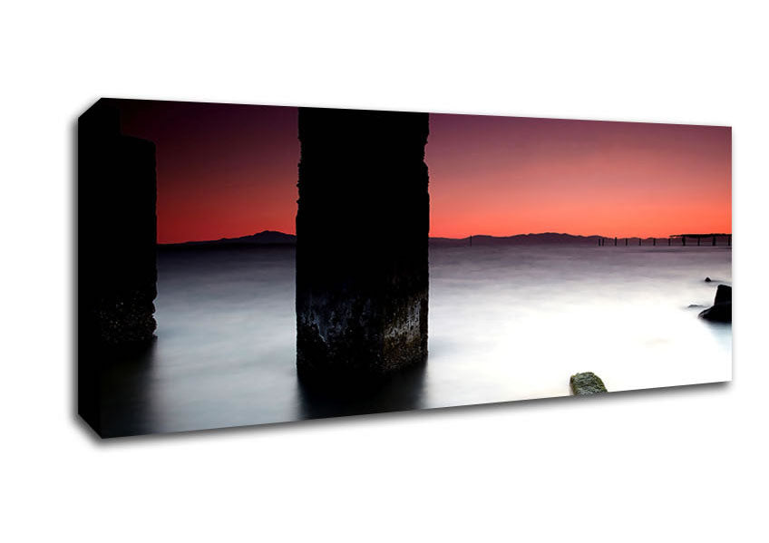 Picture of Surreal Ocean Calm Panoramic Canvas Wall Art