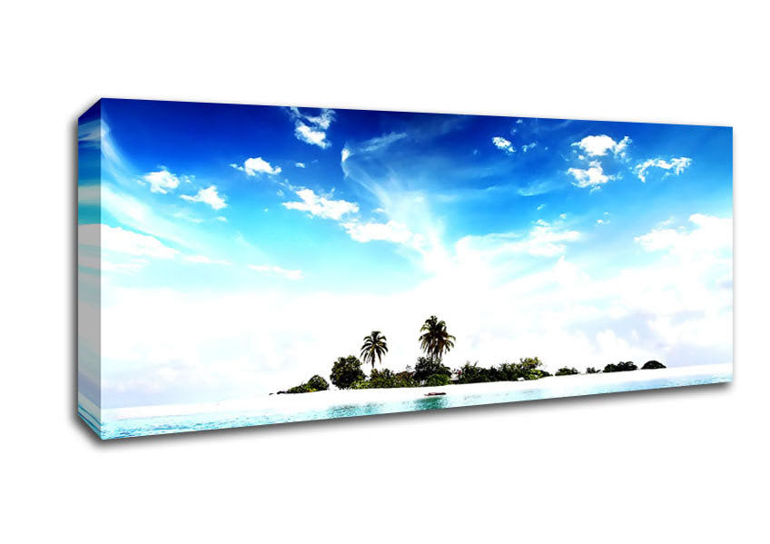 Picture of Cool Island Panoramic Canvas Wall Art