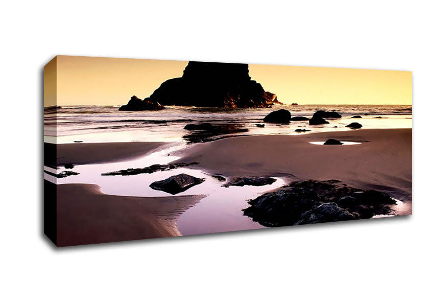 Picture of Monument Of The Ocean Panoramic Canvas Wall Art