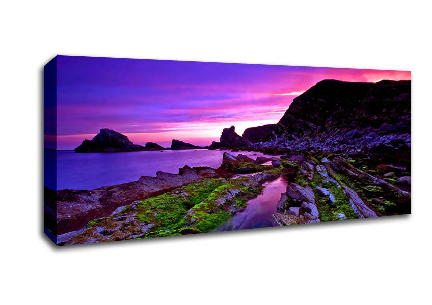 Picture of Mupe Bay England Panoramic Canvas Wall Art