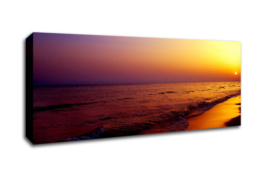 Picture of Path Of The Ocean Flow Panoramic Canvas Wall Art