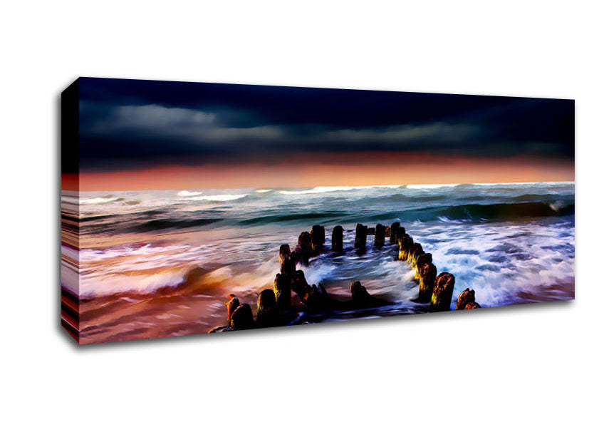 Picture of The Oceans Architect Panoramic Canvas Wall Art