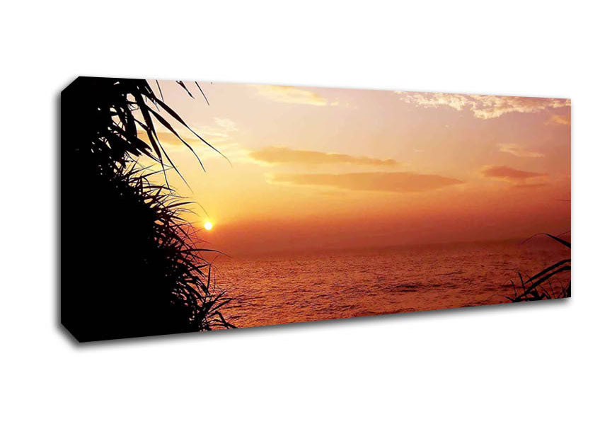 Picture of Paradise Calm Panoramic Canvas Wall Art