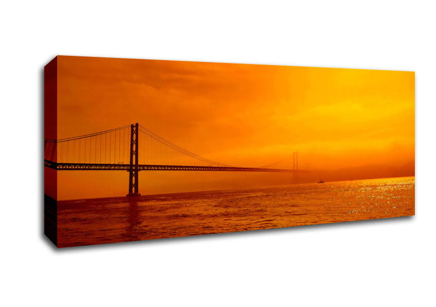 Picture of The Misty Ocean Crossing Panoramic Canvas Wall Art
