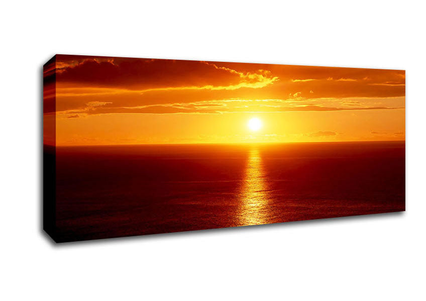 Picture of Sunset Japan Panoramic Canvas Wall Art