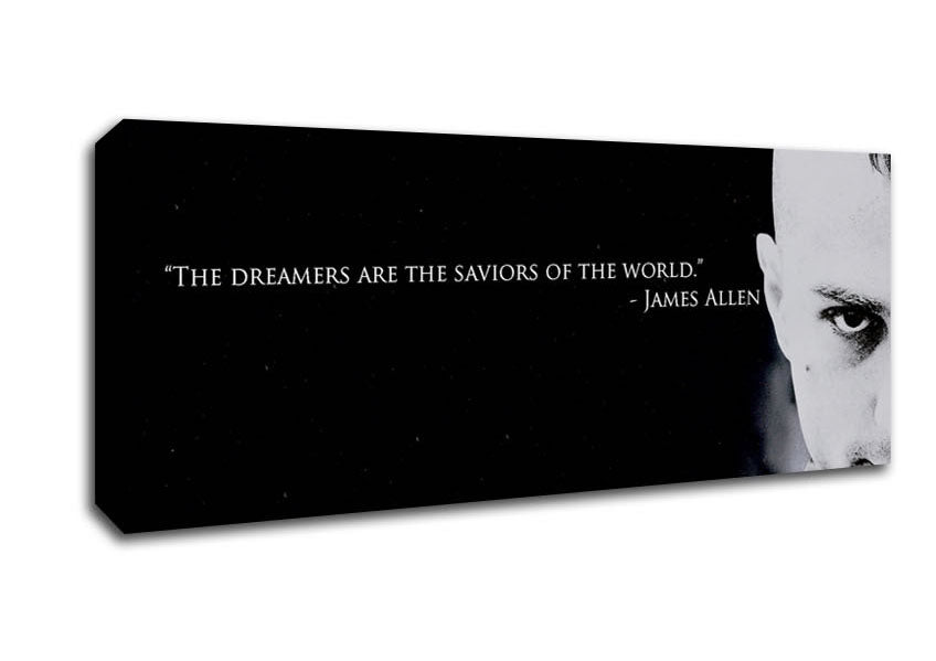 Picture of Motivational Quote James Allen The Dreamers Panoramic Canvas Wall Art