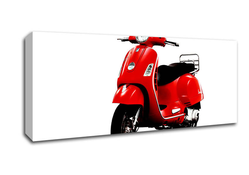 Picture of Vespa Mopede Panoramic Canvas Wall Art