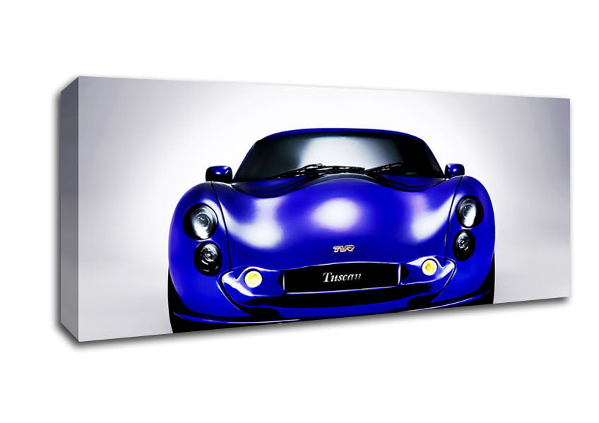 Picture of Tvr Tuscan Blue Purple Panoramic Canvas Wall Art