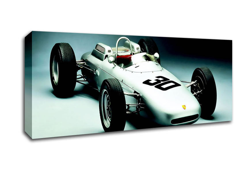 Picture of Porsche Formula One Number 30 Panoramic Canvas Wall Art