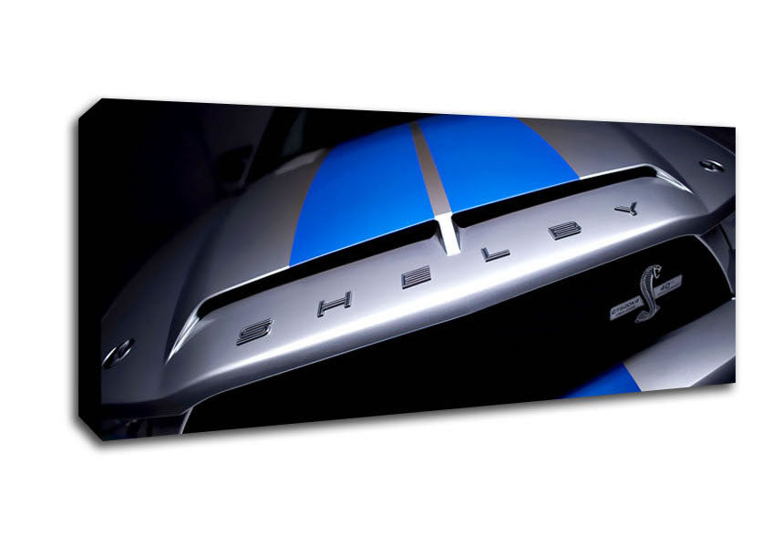 Picture of Mustang Shelby Grill Panoramic Canvas Wall Art