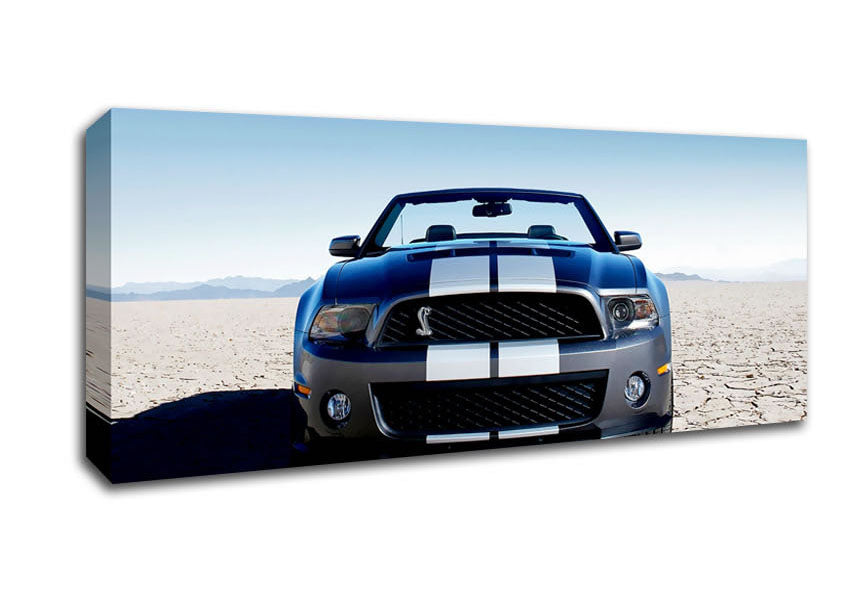 Picture of Mustang Shelby Front Profile Panoramic Canvas Wall Art