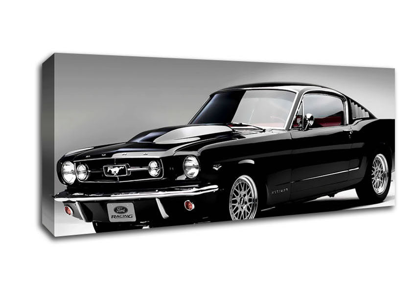 Picture of Mustang 1965 Coupe Panoramic Canvas Wall Art