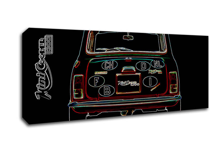 Picture of Mini Retro Panoramic Canvas Wall Art