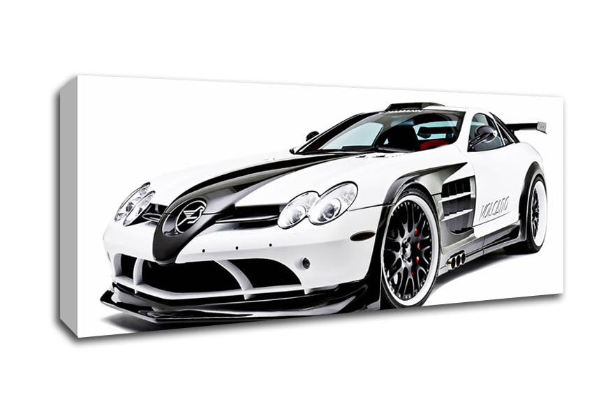 Picture of Mercedes Slr Maclaren Panoramic Canvas Wall Art