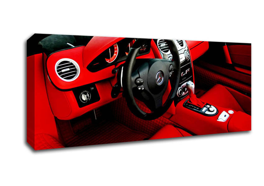 Picture of Mercedes Interior Panoramic Canvas Wall Art