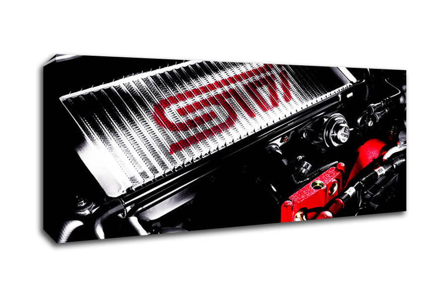 Picture of Formula One Engine Panoramic Canvas Wall Art