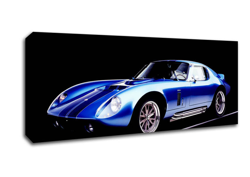 Picture of Dodge Viper Electric Blue Panoramic Canvas Wall Art