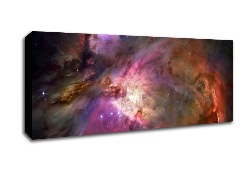 Picture of Space Clouds Panoramic Canvas Wall Art